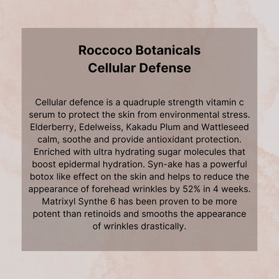 Roccoco Botanicals Cellular Defense