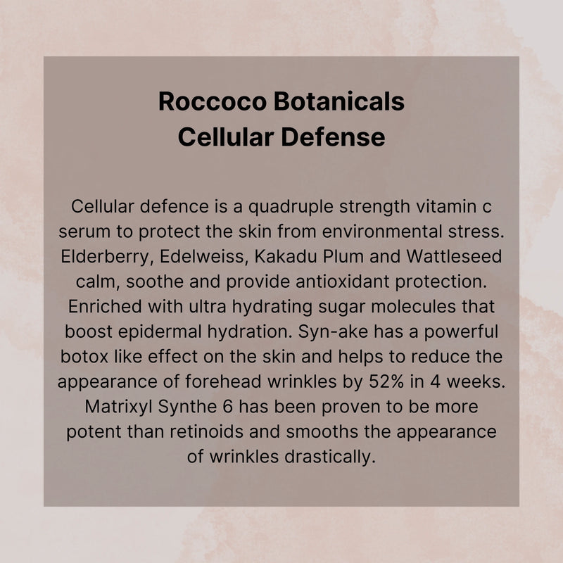 Roccoco Botanicals Cellular Defense