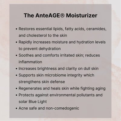 AnteAGE Moisturizer Benefits