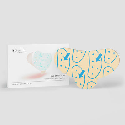 Omnilux Eye Brightener Hydrocolloid Refill Patches (20 ct) - Mini LED