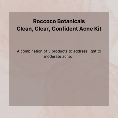 Roccoco Botanicals Clean, Clear, Confident Kit
