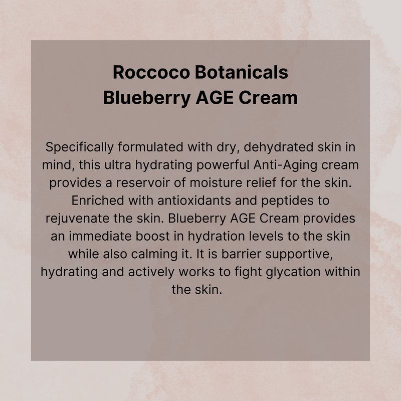 Roccoco Botanicals Blueberry AGE Cream - improved formulation